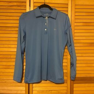 Vineyard Vines Long Sleeved Golf Shirt. Size Small